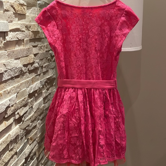 Pink Lace Dress - Picture 6 of 6